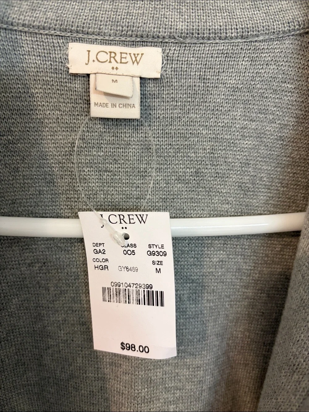 J. Crew Gray Knit Blazer